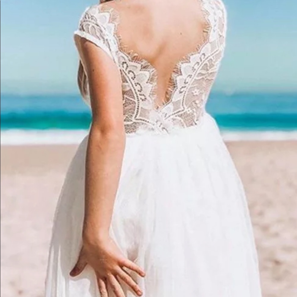 NWT Beautiful white girls dress tulle skirt 👗 - Picture 5 of 5